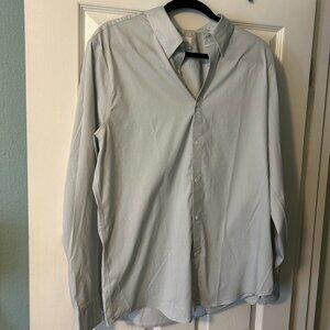 Light Blue Abercrombie and Fitch Long Sleeve Button Up